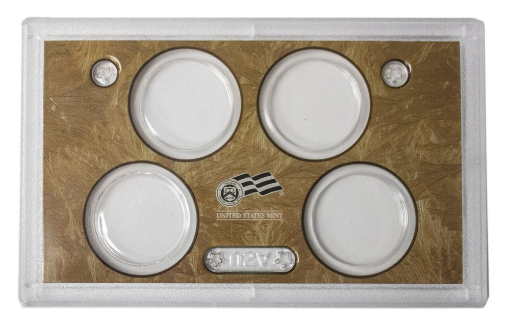 Empty Plastic Lens with Brown Type B Insert Holds 4 small dollars