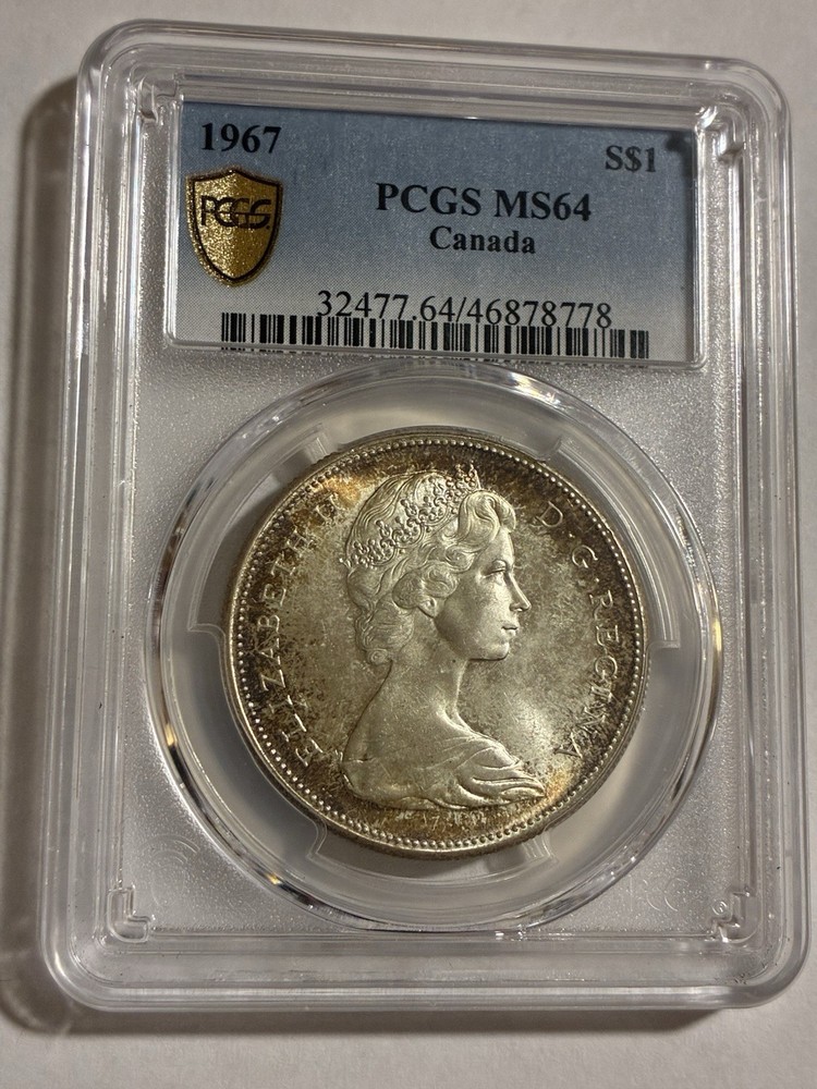 1967 Canada Dollar PCGS MS64