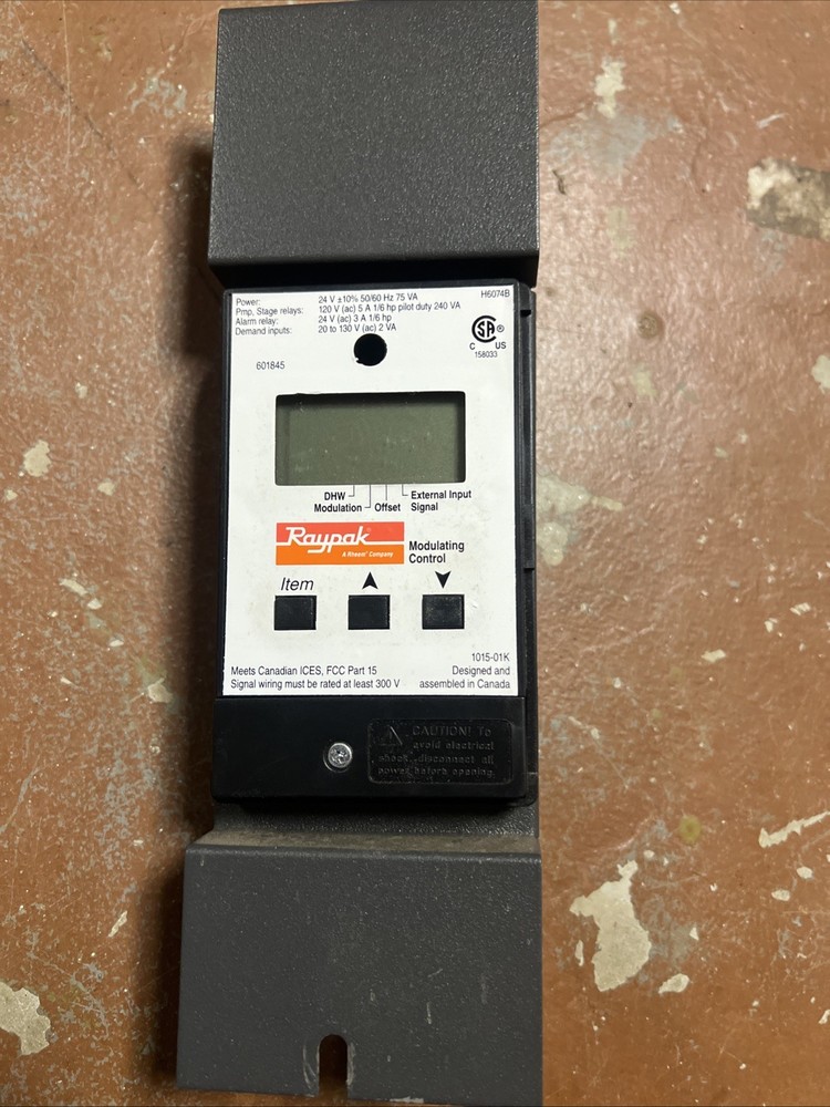 RAYPAK XTHERM 012253F Controller On/Off (Tekmar) WHP
