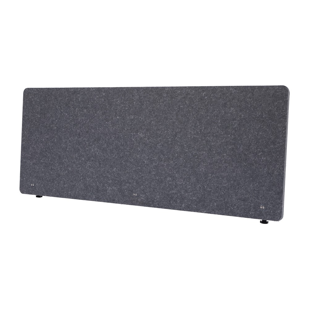 Durable Polyester Desk Divider - Table Mounted Office Partition for Privacy