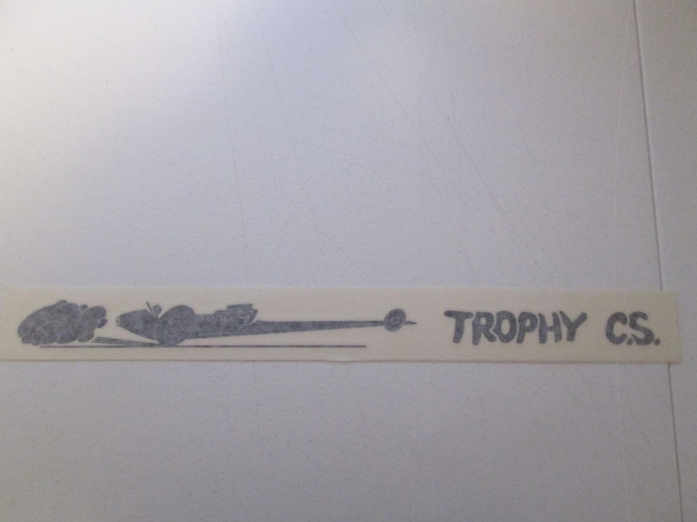 Huffy Trophy C.S. Chainguard decal