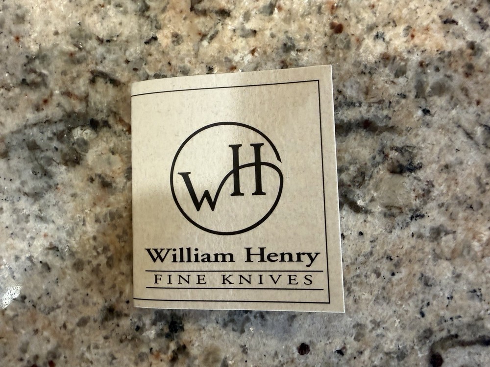 William Henry knife Westcliff Folder B7-FT