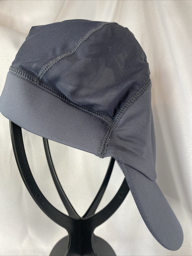 Performance Running Hat, Wicking, Gray, One Size Runners Hat