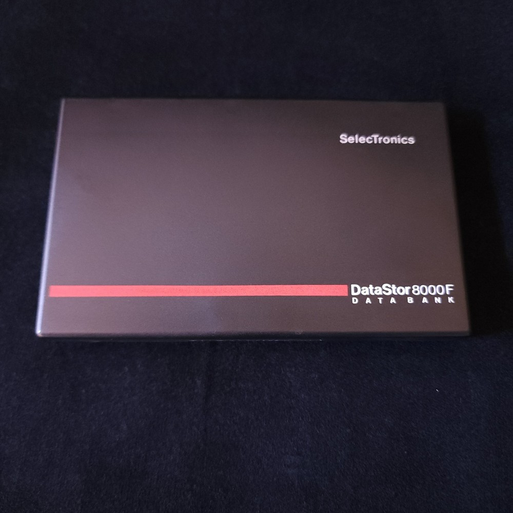SelecTronics DataStor 8000F Data Bank Vintage Black Computer Untested As-Is