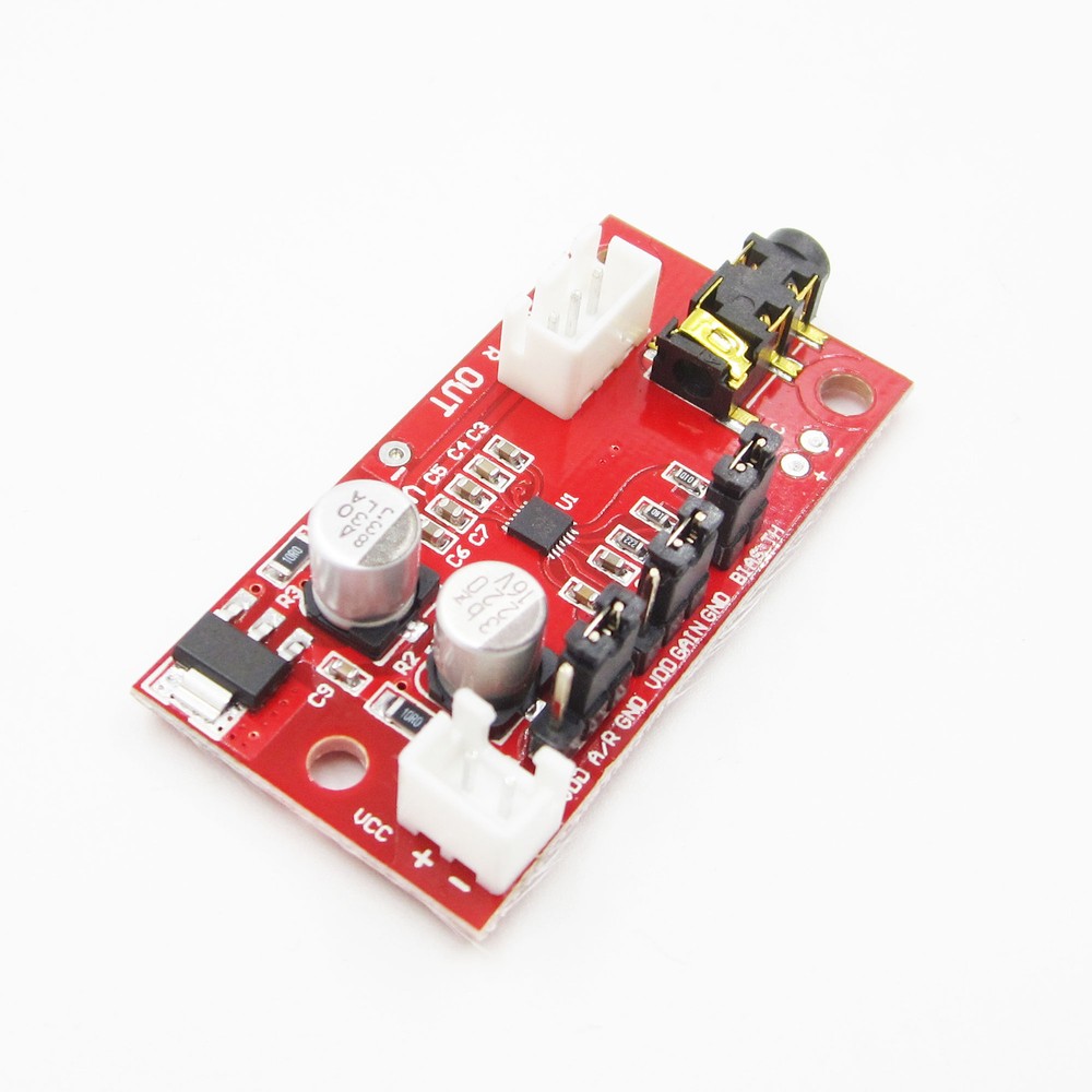 MAX9814 DC 3V-12V Electret Microphone Amplifier Board with AGC Function+Cables