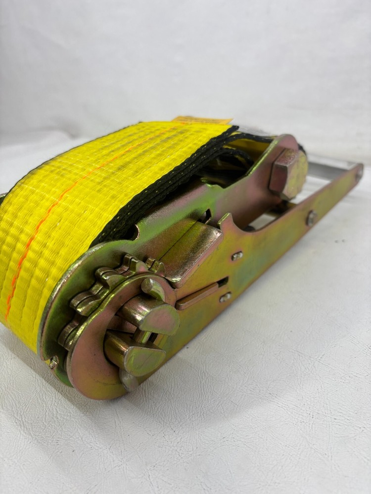 US Cargo Polyester Tie Down: 4" Wide, 5400 lb Load Capacity