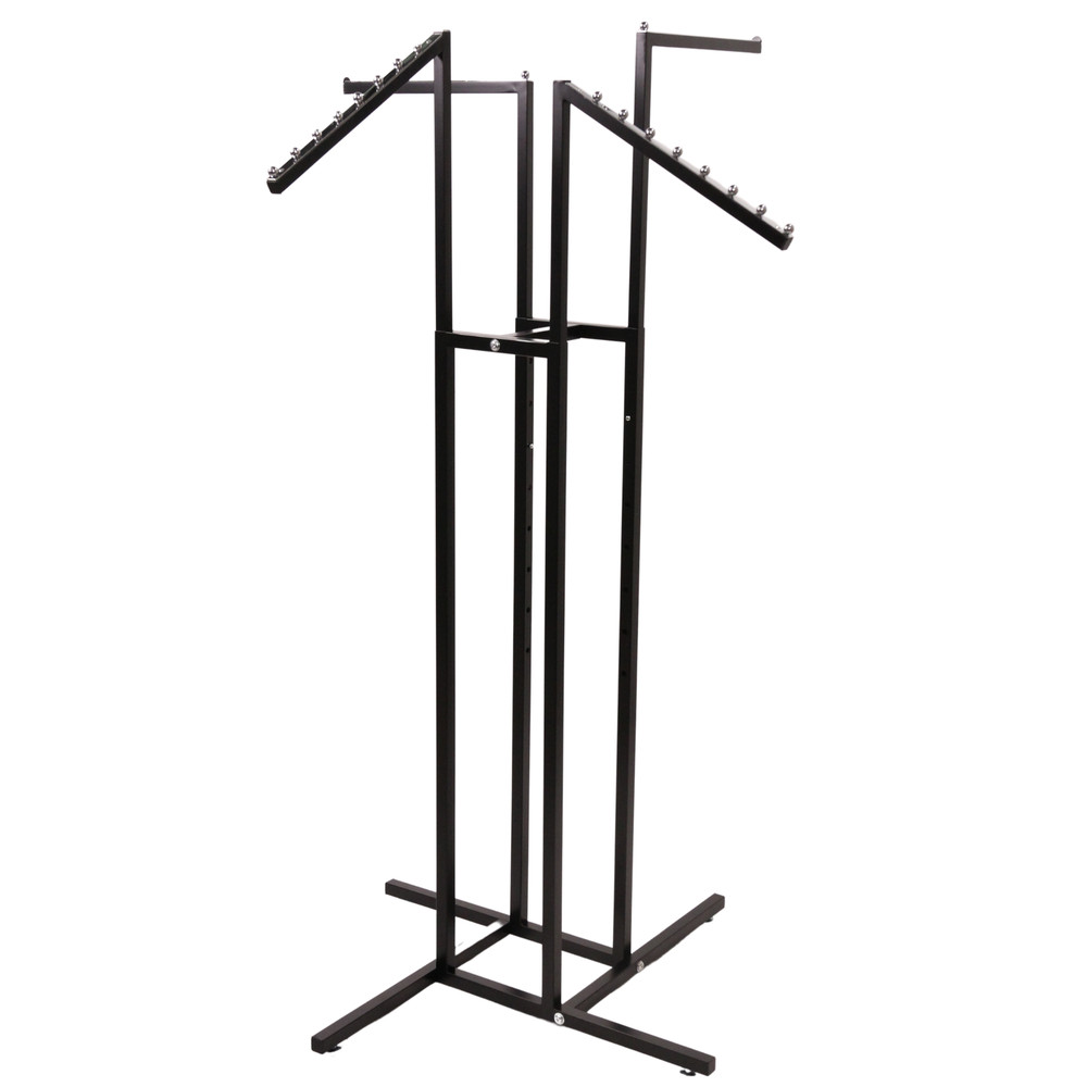 SSWBasics Versatile T Shirt Display Rack - Adjustable Height Clothing Display