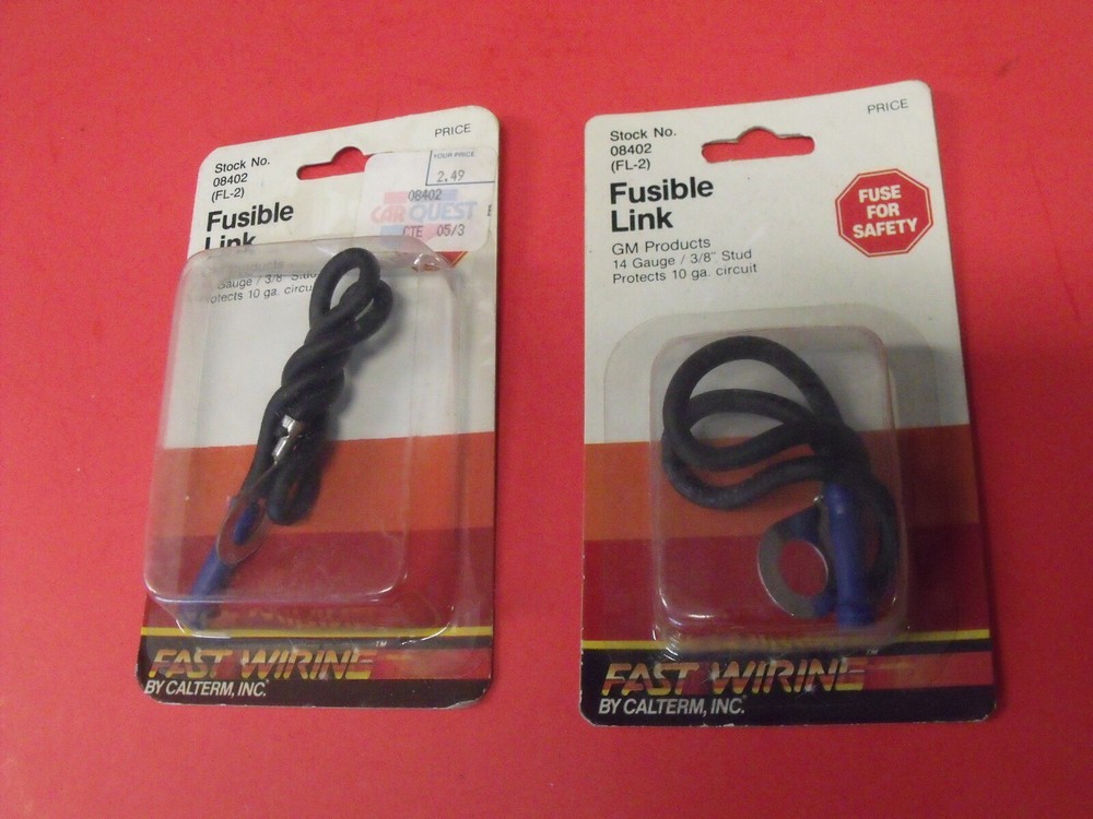 NORS 60s 70s Chevrolet Buick Olds "FUSIBLE LINK" FL-2 14 Ga. Protects 10 Gage1