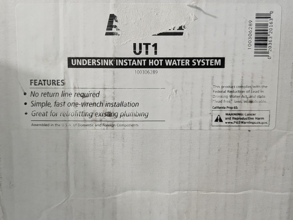 APCOM UT1 Hot Water Recirculation Pump For Under Sink - Instant Hot Water Rec...