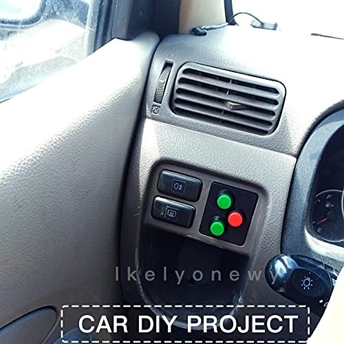 12mm Mini Latching Push Button on Off Switch Prewelded Wire,Self-Locking Micro