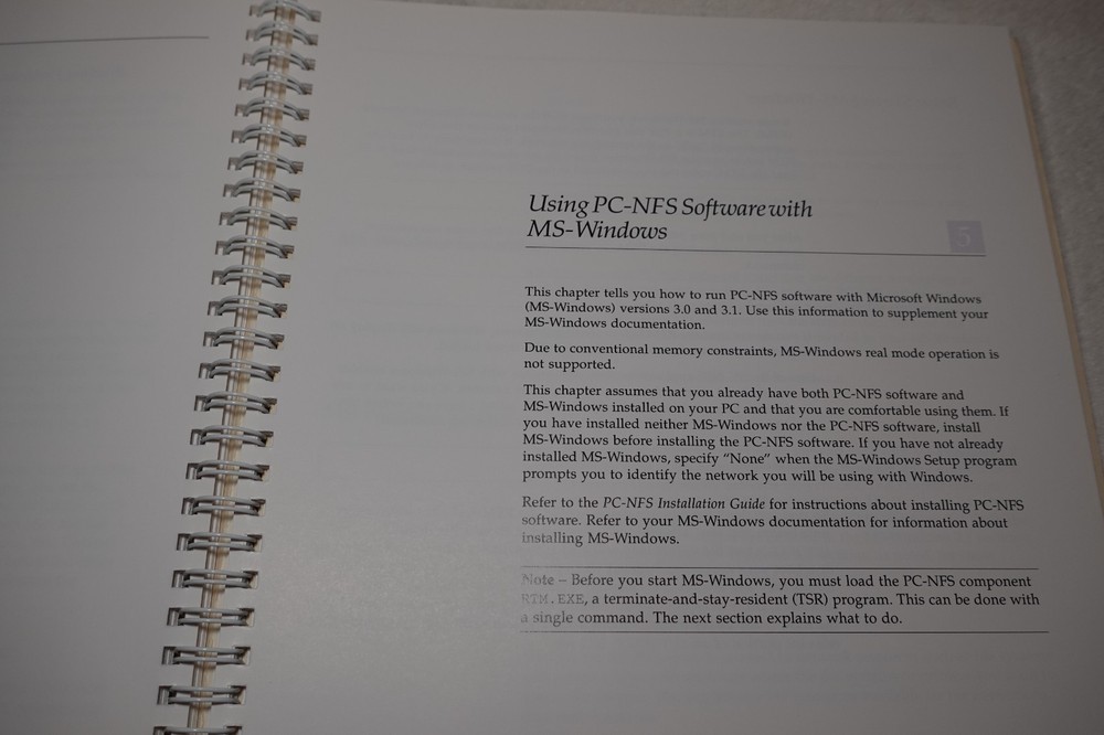 Sun Microsystems PC-NFS 1992 Original User's Guide