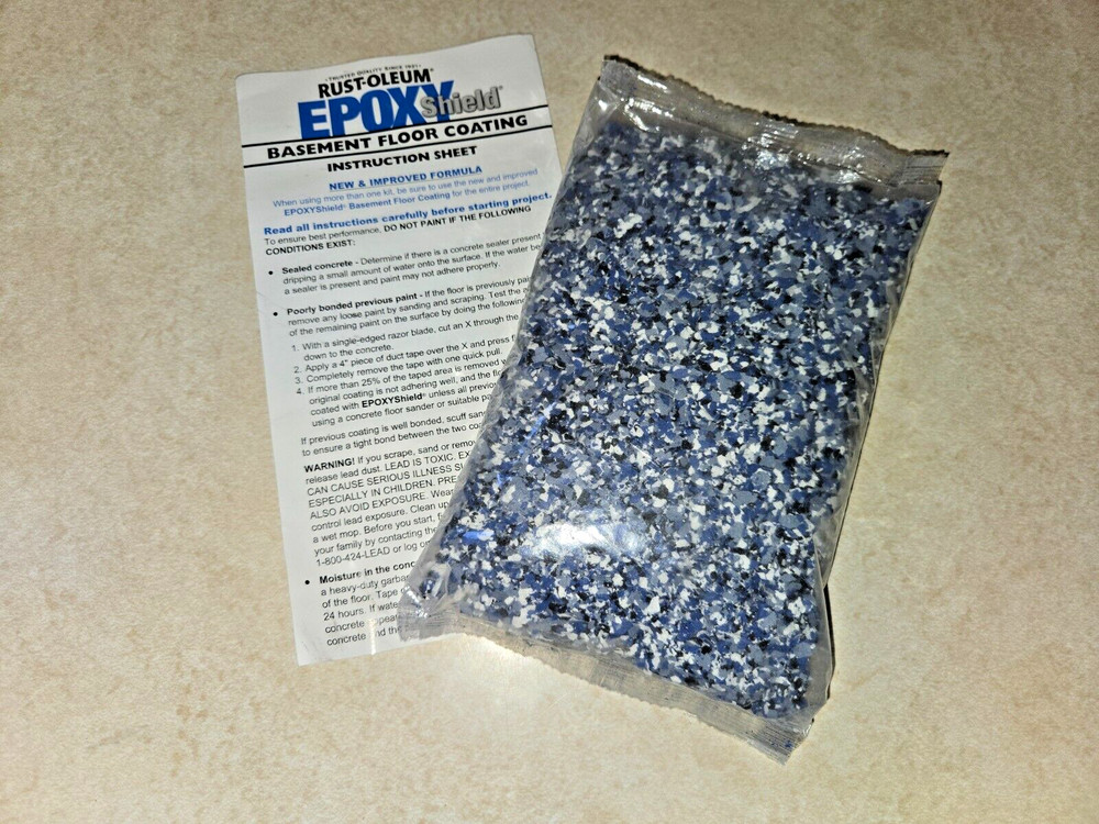Rust-Oleum Epoxy Shield Paint - 1 POUND BAG, PLASTIC CHIPS ONLY