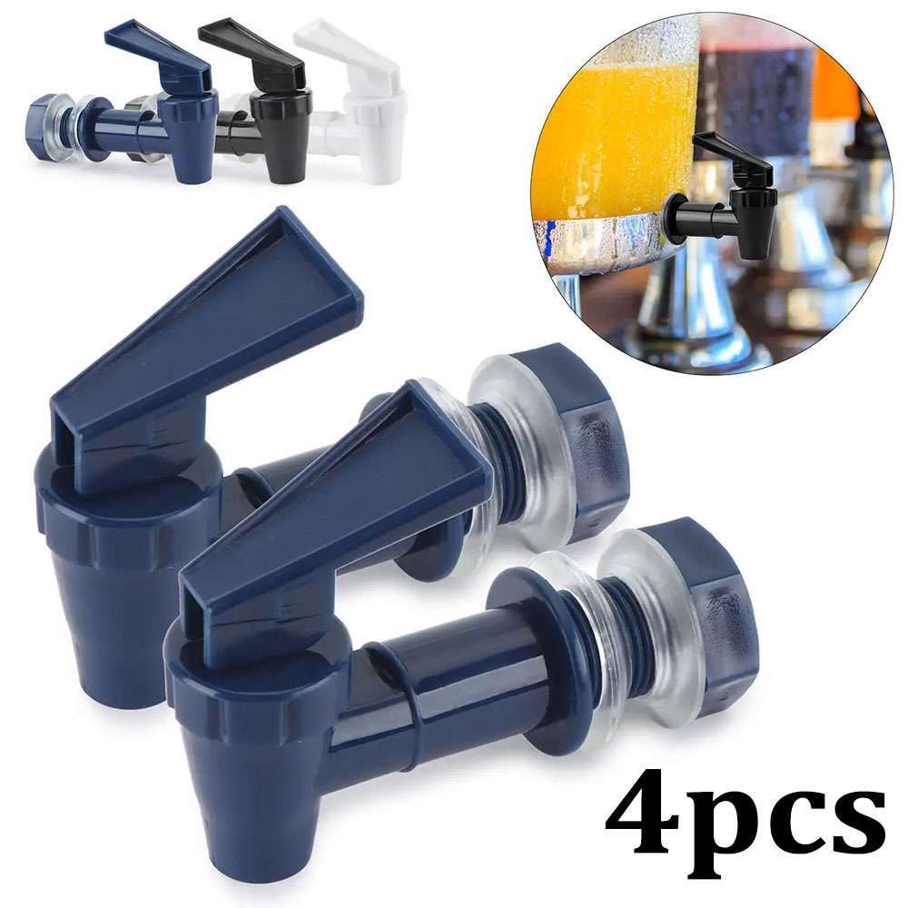 4 Water Spigot Tap Beverage Dispenser Jug Cooler Spout Bucket Bottle Replacement