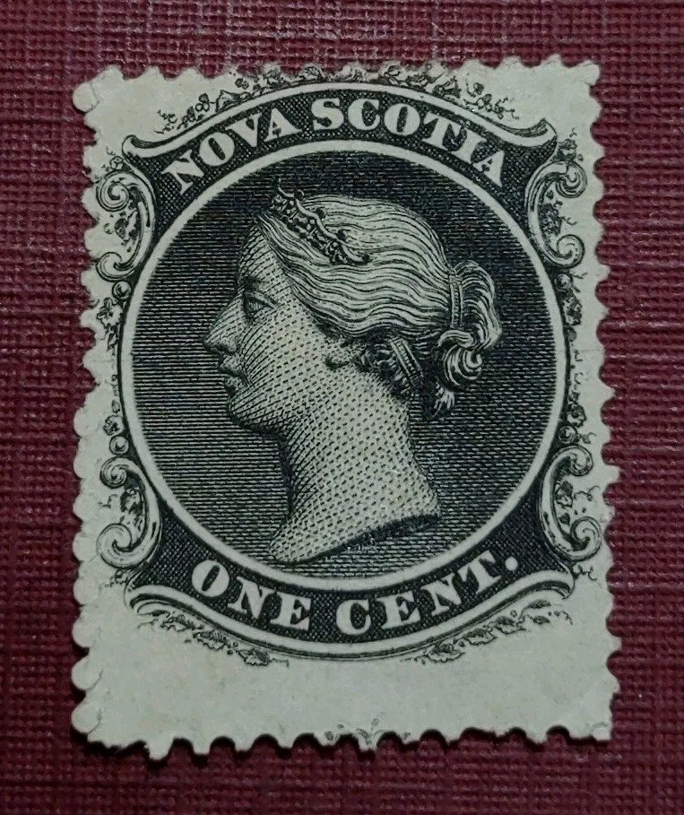 Nova Scotia Sc#8 One cts MHOG (1908-12)