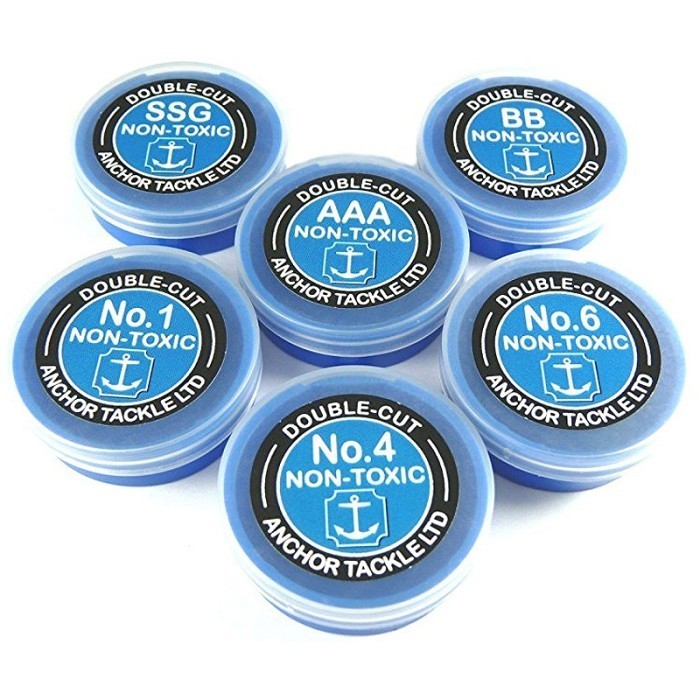 ANCHOR TACKLE SUPER SOFT DOUBLE CUT REFILL SPLIT SHOT SIZE AAA