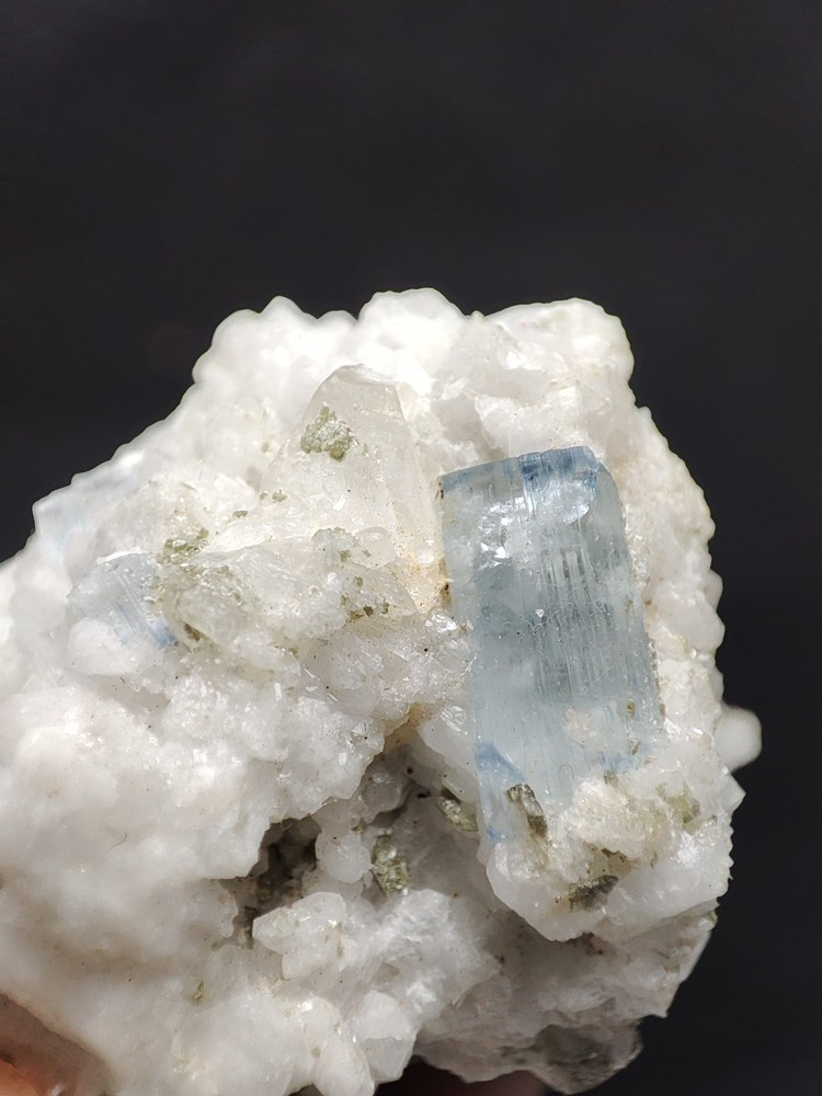 Alkali Beryl Crystal On Matrix With Nice Terminations-Pak.
