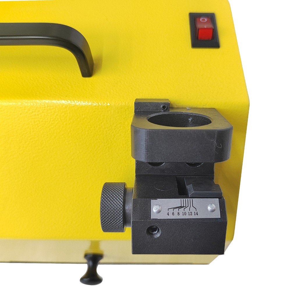 110V End Mill Sharpener for Carbide Tools ф4-ф14 Grinding Range 200W 4400rpm