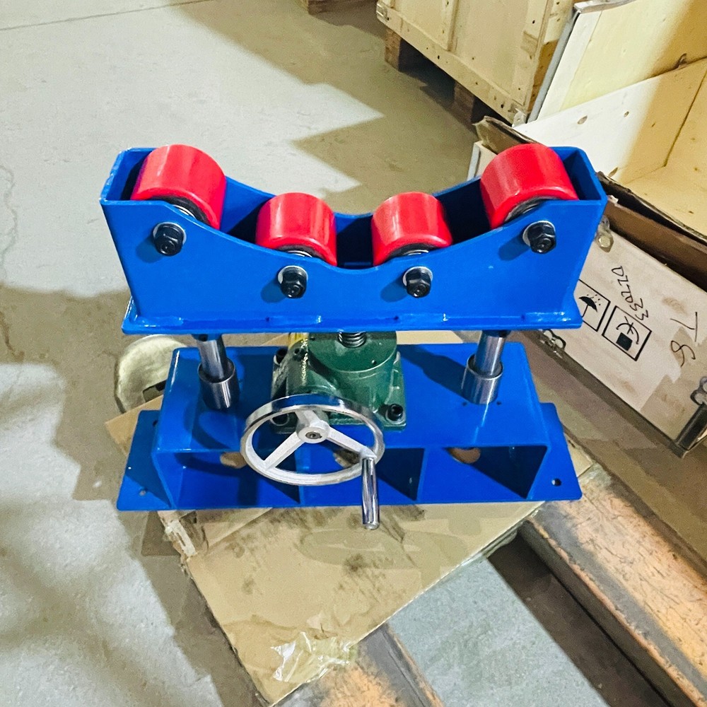 2 PCS 500KG Manual Accurate Rolling Support Frame for Welding Adjustable Height