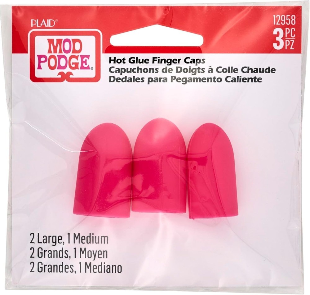 Hot Glue Gun Finger Caps, Version