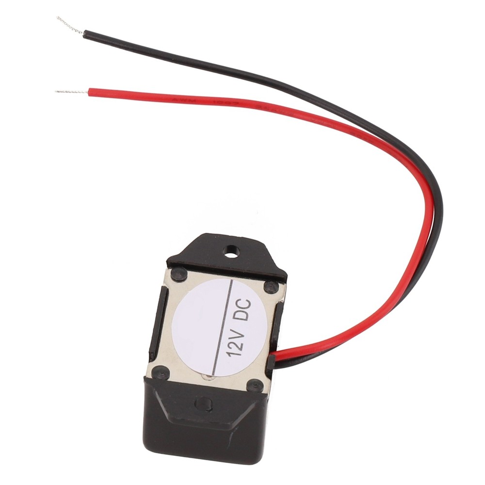 1*-Black Car Light Off Warner Control Buzzer Beeper 12 V Adapter Cable 75dB