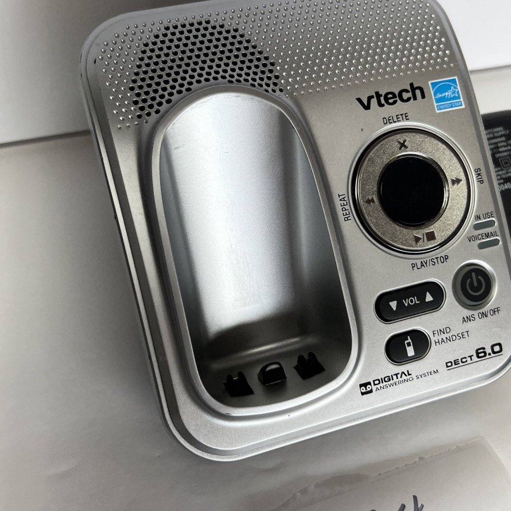 VTech Digital Answering Machine Model CS6229-2 Home Phone Main Base TESTED