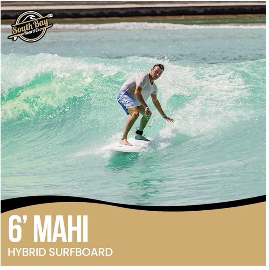 South Bay Surfboard 6’ Hybrid