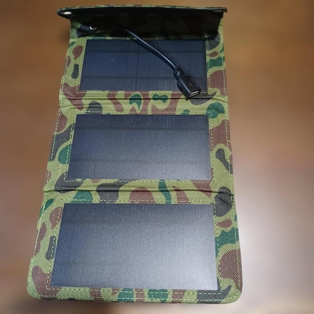 Portable Solar Charger Camo Pattern