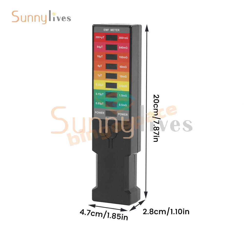 Electromagnetic Field Tester Digital Sensor Reader EMF Meter Radiation Detector