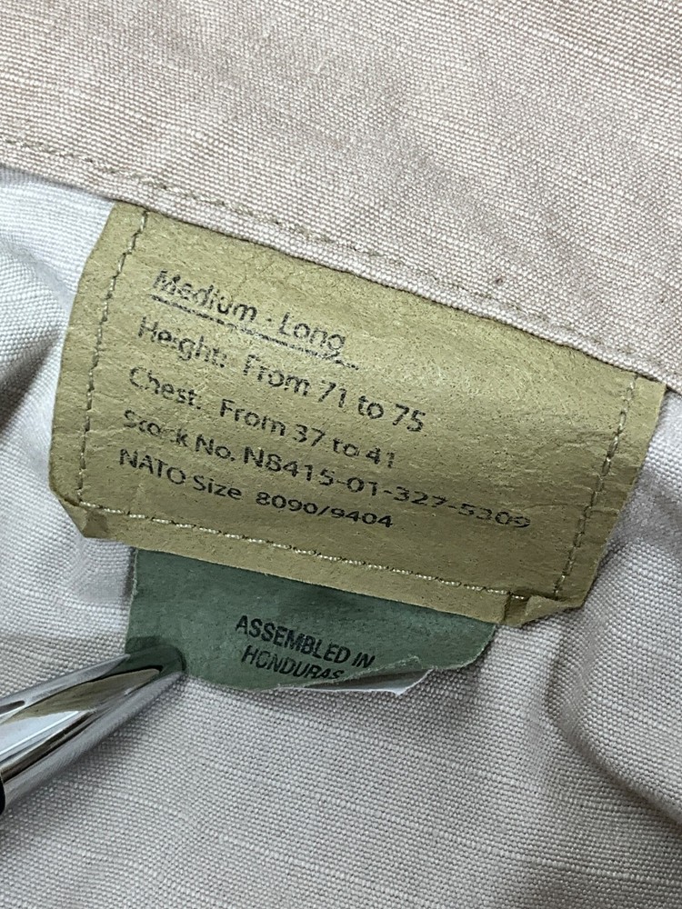 Coat Desert Camouflage Combat DCU RAID MOD Medium Long SEAL (MA)