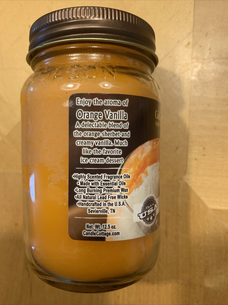 The Candle Cottage. Orange Vanilla