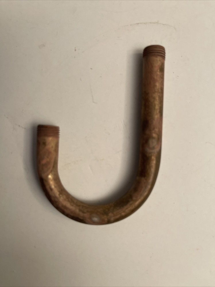 2 PCS -UNF SOLID BRASS 3 INCH LONG 1/8 IPS J Shape Arm With 3/16” Thread -