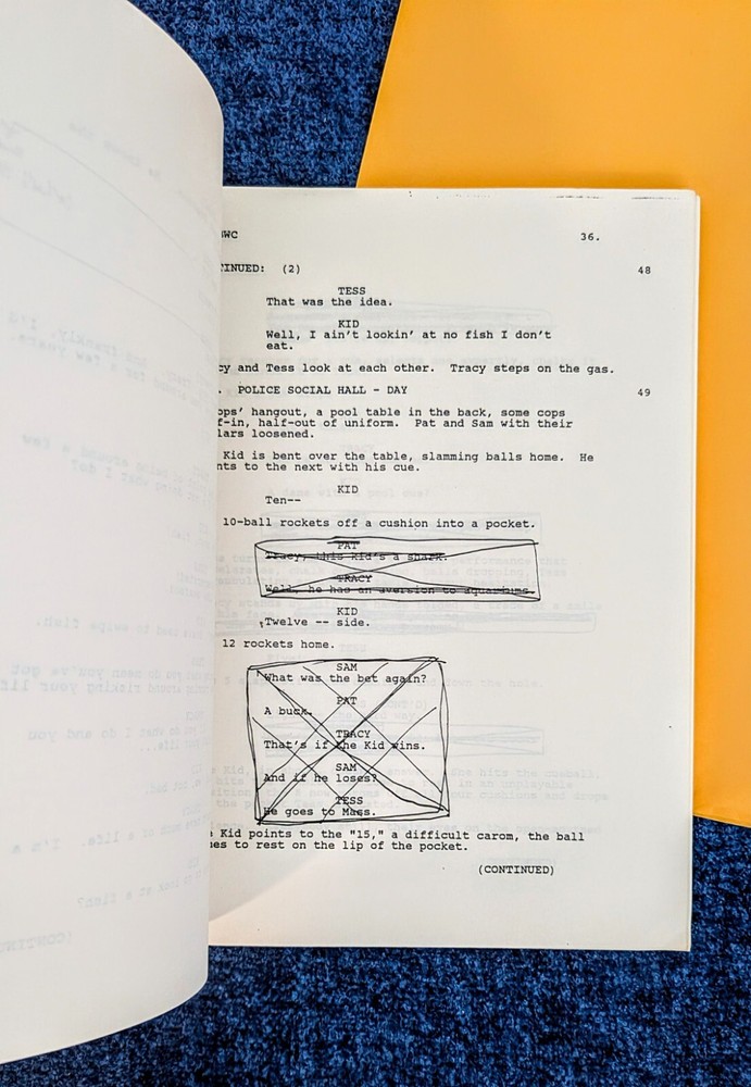 MADONNA DICK TRACY SCRIPT MOVIE 1/23/1989