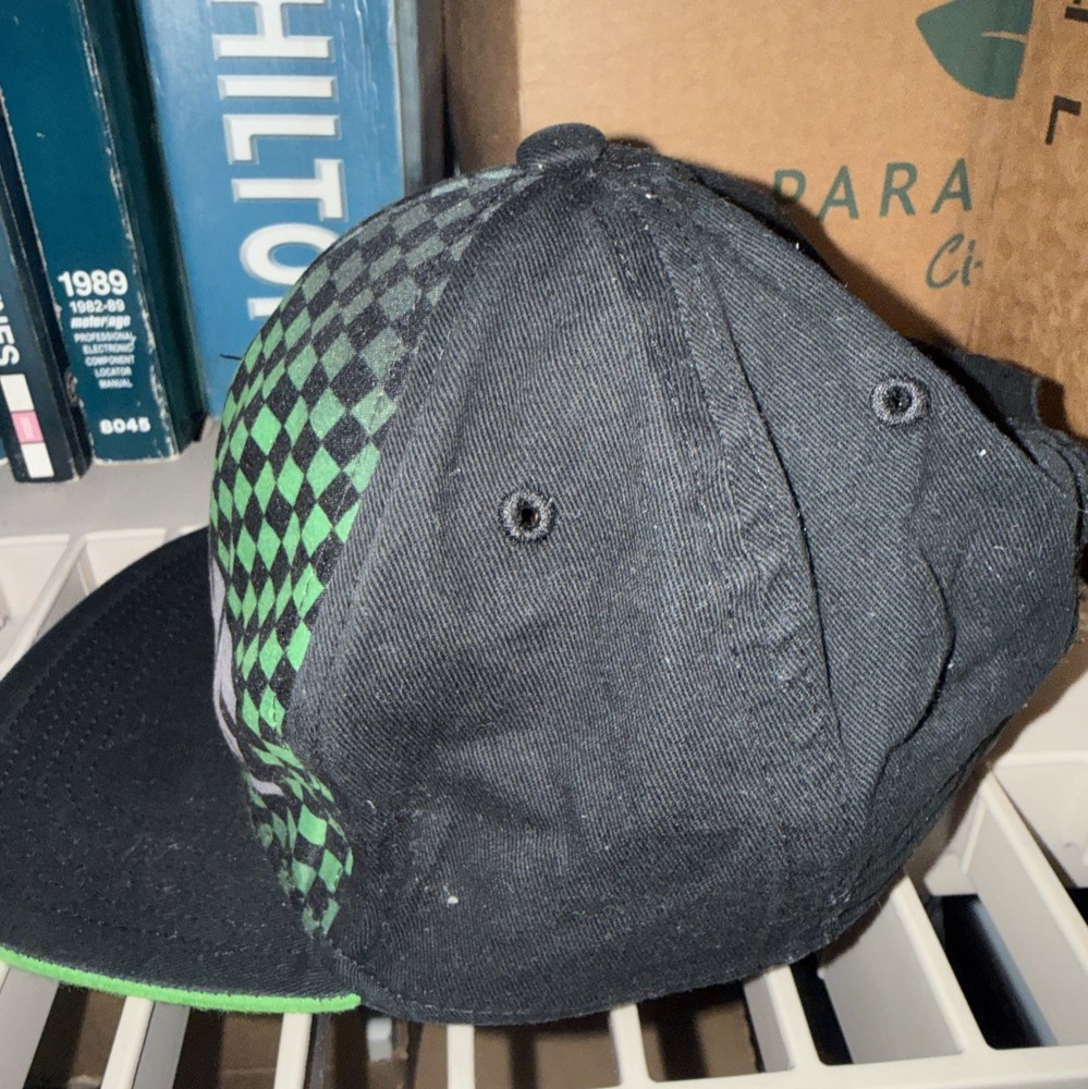 Minecraft Creeper Youth Hat Adjustable Snapback Black