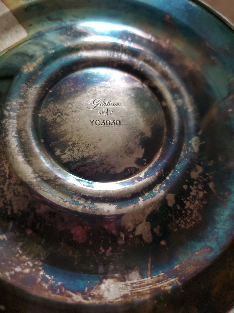 Gorham Silverplated Weighted YC3030 Candle Stick