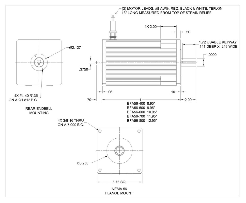 Magmotor BFA56 Brushless DC Motor