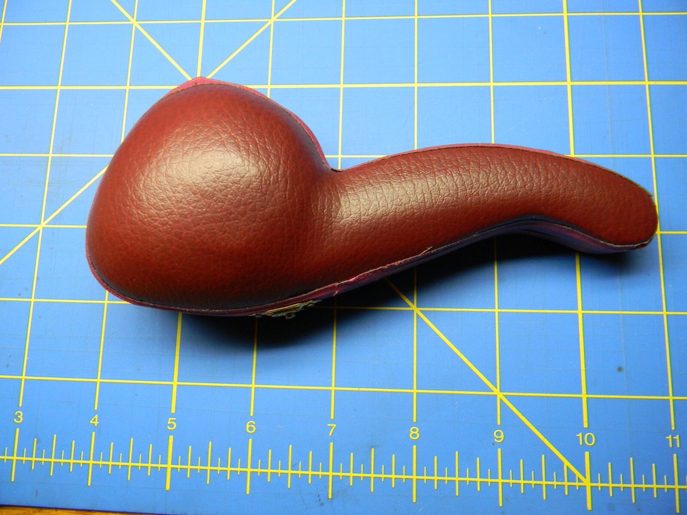 Meerschaum Skull Pipe Unused with Case