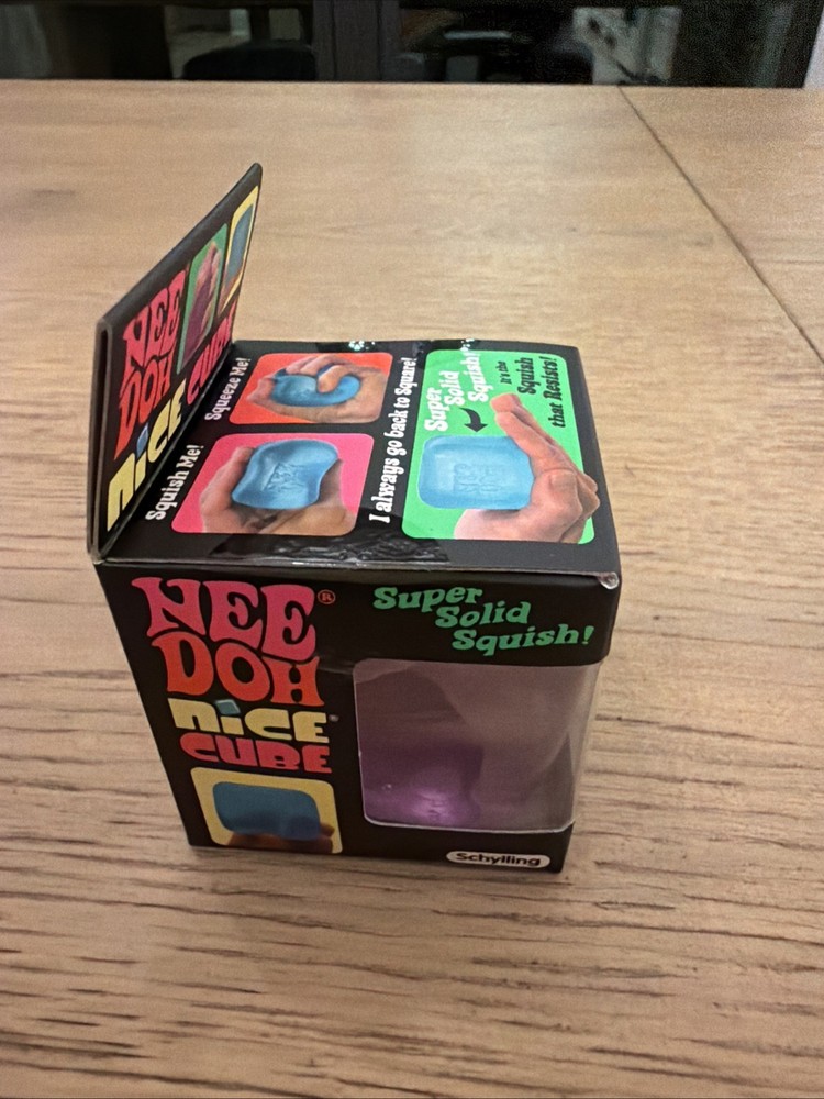 Nee Doh Nice Cube Super Solid Squishy Stress Relief Toys Purple 💜