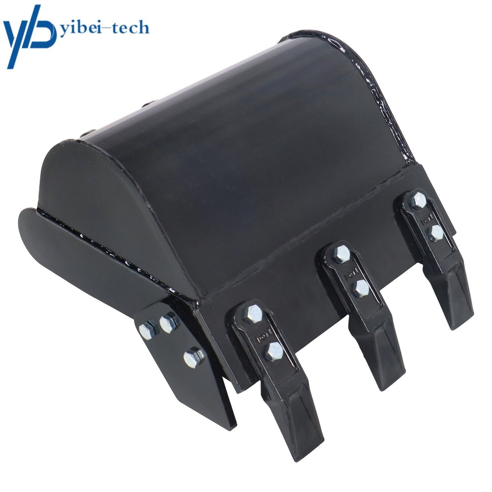 Mini Excavator 400mm Tooth Bucket Digger Machine Attachment With Teeth