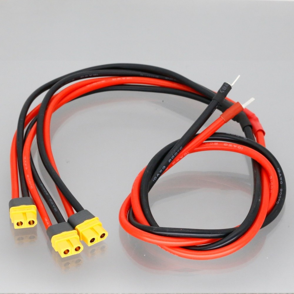 Blade Pin Terminal to 3 XT60 DC Output Cable For BLUETTI Solar Charge Controller