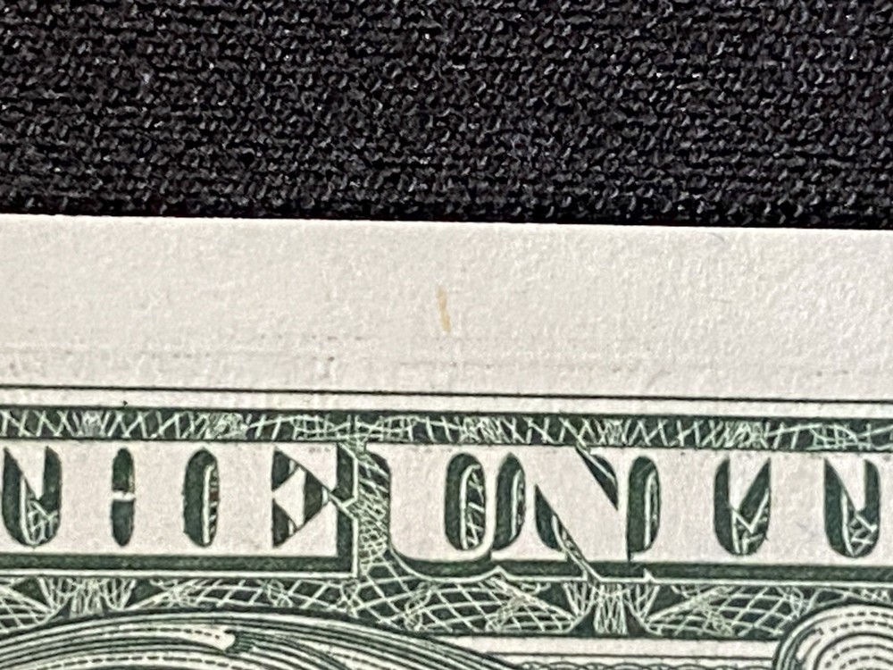 2021 - $1 - Binary Ink Transfer Metallic Ink Mark K94949949 - UNC