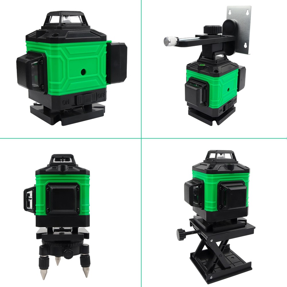 360° Fast Auto-Level 16-Line 4D Green Laser Level-High Precision Alignment Tool