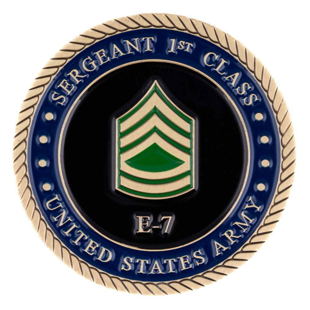 Army Sergeant First Class E7 Challenge Coin