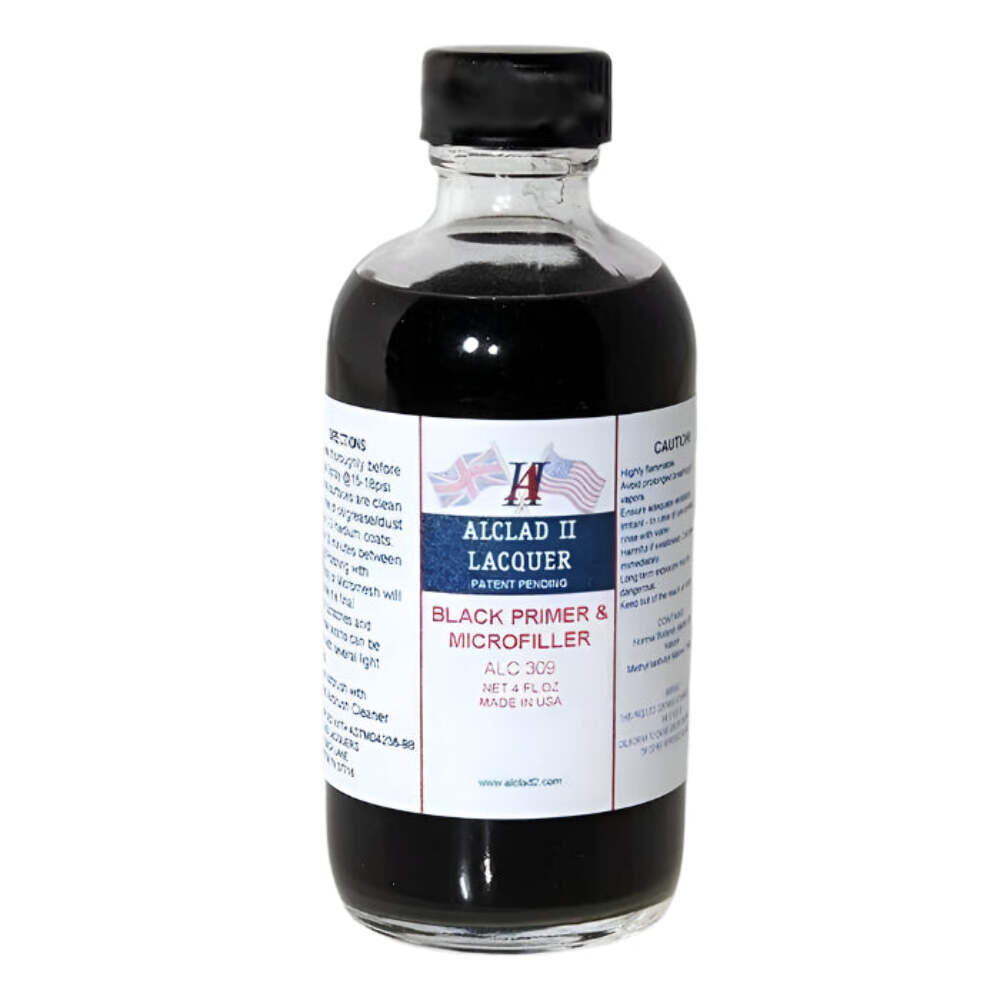 ALC-309 Black Primer & Microfiller 4 oz. bottle