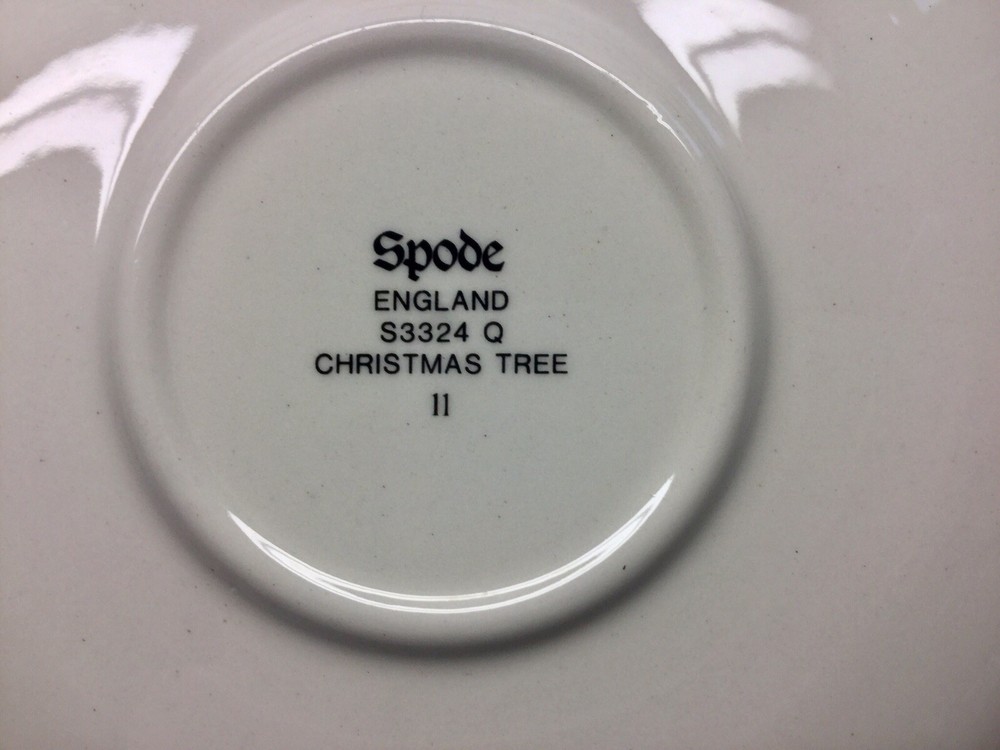 Vintage Spode Christmas Tree 11 Cups And Saucers