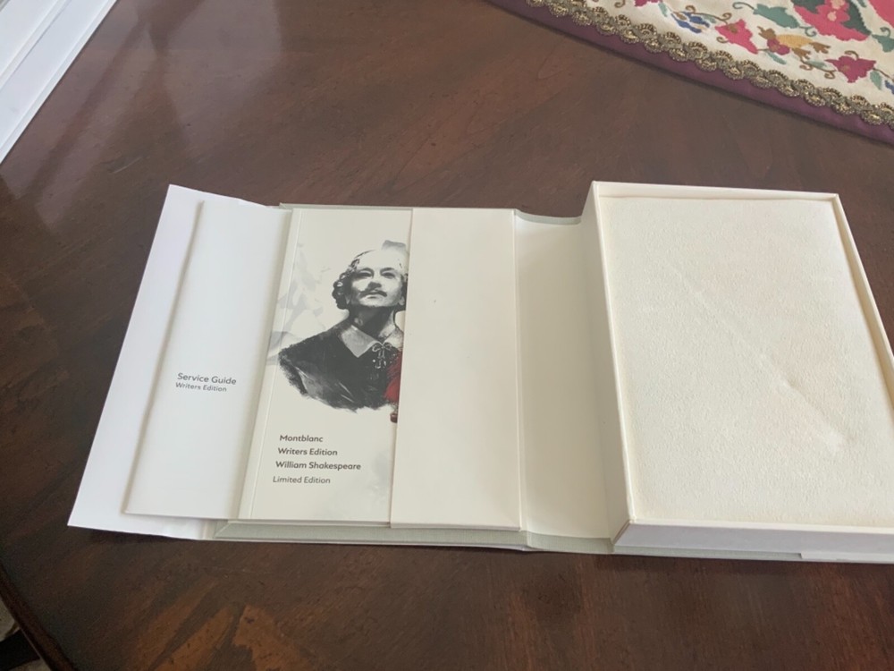 Montblanc Box William Shakespeare Writers Edition BOX ONLY