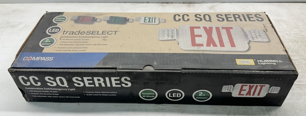 Hubbell CCRHOSQ Emergency And Exit Lighting  NEW