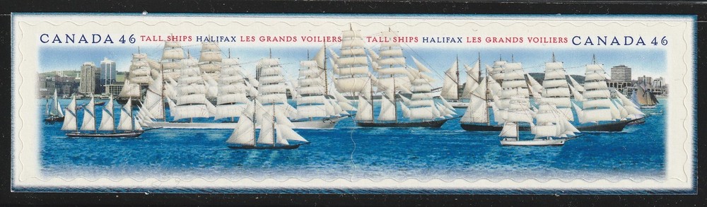 Canada #1865a, Tall Ships, SE-tenant Pair,  MNH 2000