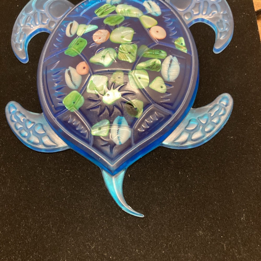 Turtle Wall Art, Expoxy Resin, Handmade,7x5”