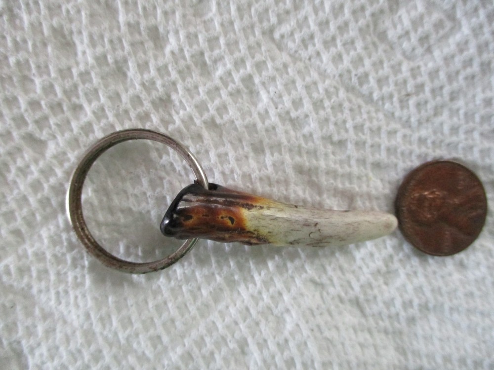 Polished Antler Keychain