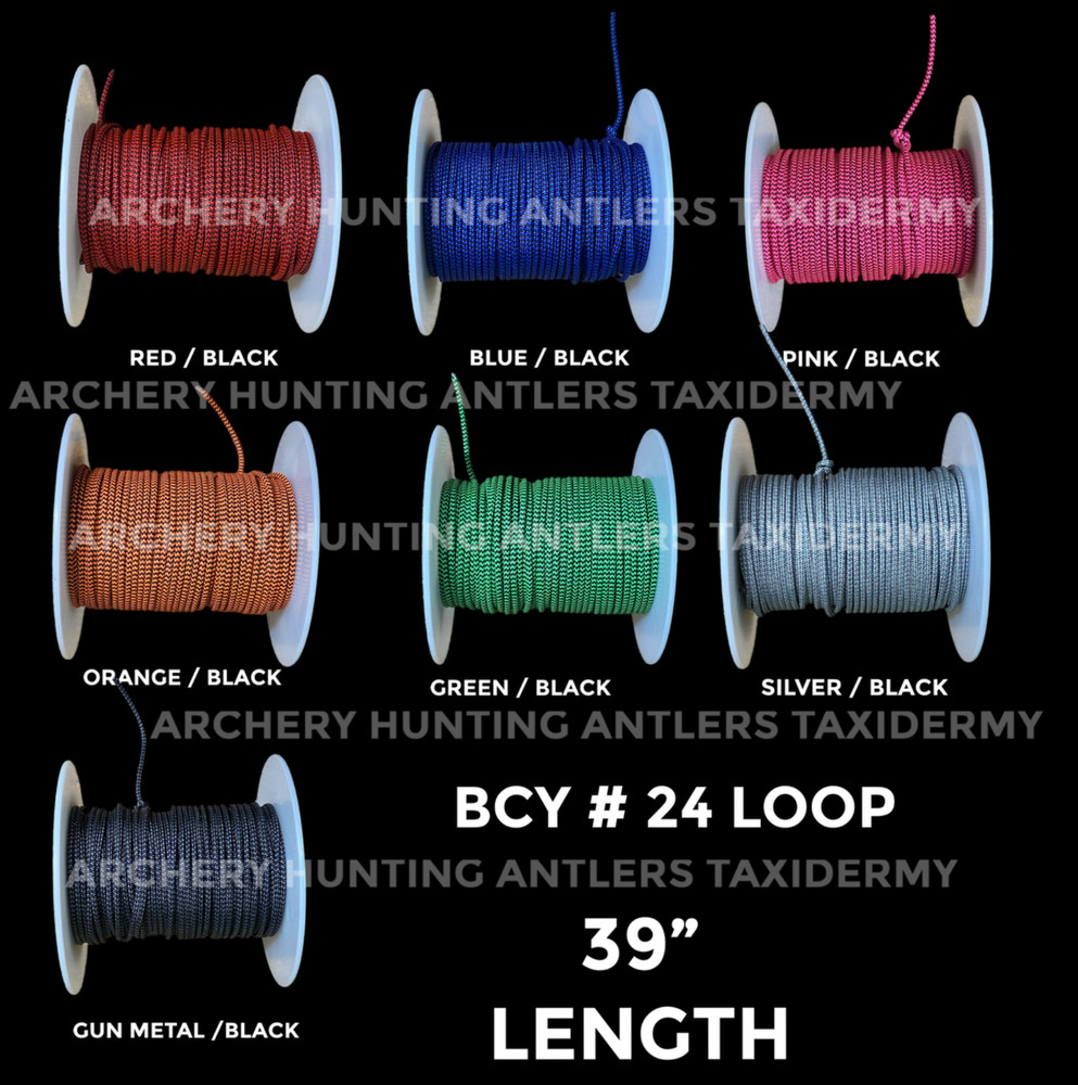 5 FEET- 2-TONE BCY # 24 Archery Bowstring Bow String RELEASE D LOOP CORD ROPE